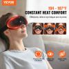 VEVOR Eye Massager with Heat, Heated Eye Massage Mask with 5 Modes and Bluetooth Music, 180Â° Foldable Eye Care Massager for Migraines, Eye Strain